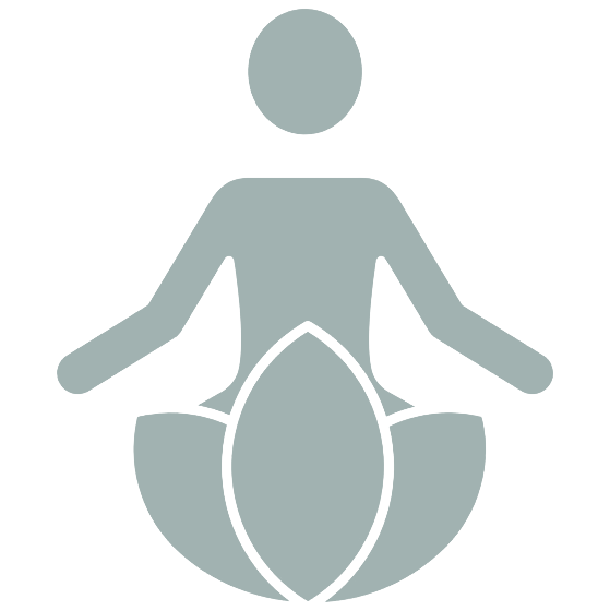 Person meditating in a lotus position, symbolizing peace and mindfulness. Reflects wellness and inner calm, aligning with holistic practices.